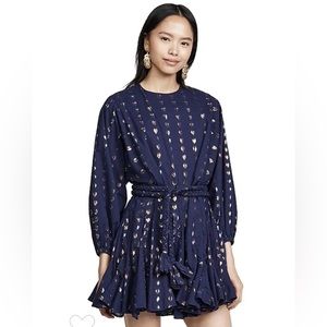Rhode Ella Embellished Mini Dress with Belt